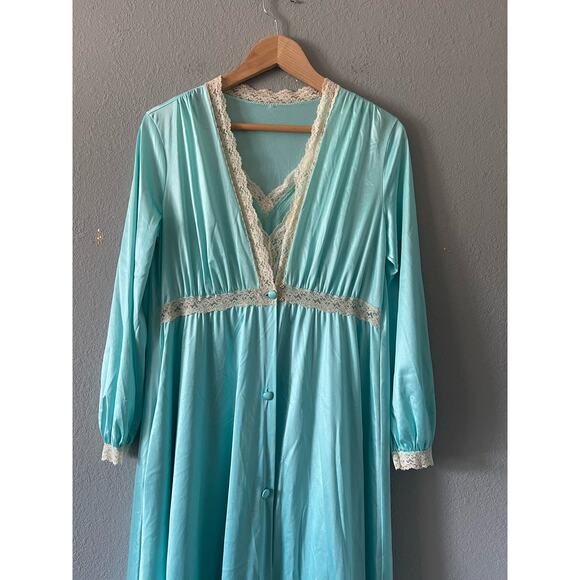 Vintage Miss Elaine 2pc Nightgown - Picture 8 of 12
